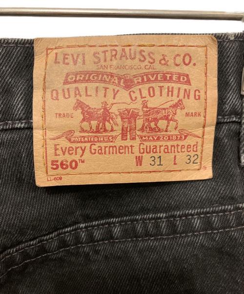 LEVI'S（リーバイス）LEVI'S (リーバイス) 560 デニムパンツ ブラック サイズ:W31 L32の古着・服飾アイテム