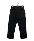 Dickies×HARLEY-DAVIDSONディッキーズ×ハーレーダビッドソン）の古着「フレックスフィットダブルポケットカーペンターパンツ」｜ブラック