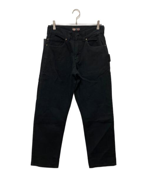 Dickies（ディッキーズ）Dickies (ディッキーズ) HARLEY-DAVIDSON (ハーレーダビッドソン) フレックスフィットダブルポケットカーペンターパンツ ブラック サイズ:Ｗ31×Ｌ32の古着・服飾アイテム