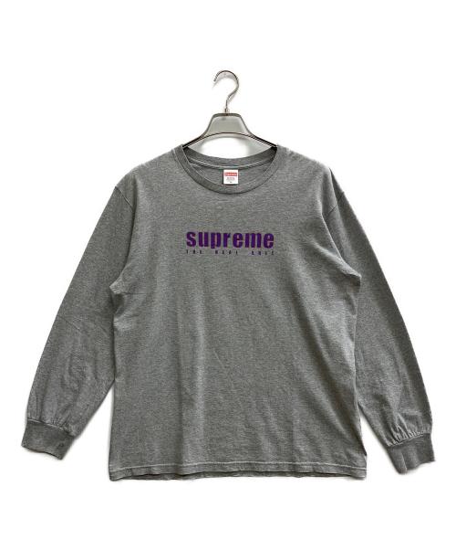 SUPREME（シュプリーム）Supreme (シュプリーム) 長袖カットソー グレー サイズ:Mの古着・服飾アイテム