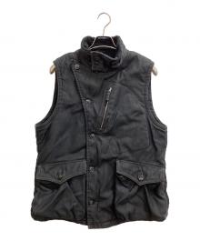 freewheelers（フリーホイーラーズ）の古着「WINTER AVIATOR'S VEST」｜ブラック