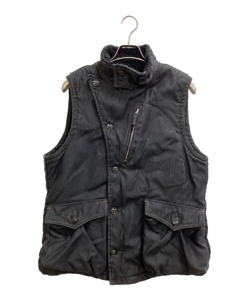 freewheelers（フリーホイーラーズ）freewheelers (フリーホイーラーズ) WINTER AVIATOR'S VEST ブラック サイズ:42の古着・服飾アイテム