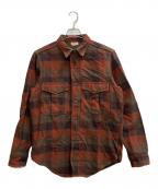 freewheelersフリーホイーラーズ）の古着「MECHANIC SHIRTS」｜ブラウン×カーキ