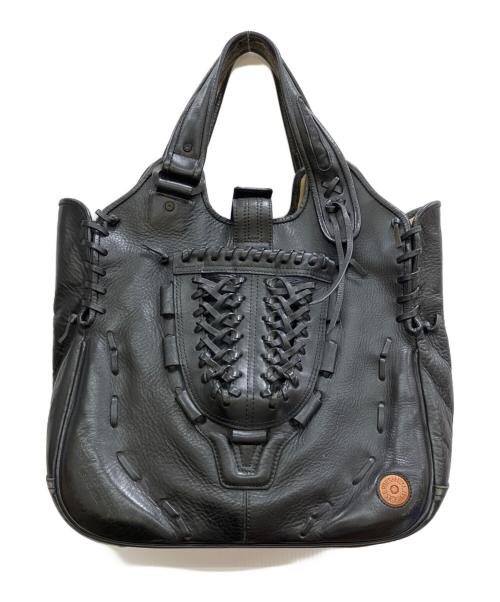 ISSEY MIYAKE（イッセイミヤケ）ISSEY MIYAKE (イッセイミヤケ) トートバッグ ブラックの古着・服飾アイテム