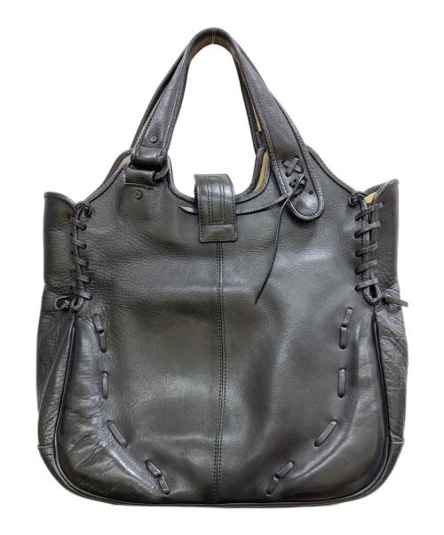 ISSEY MIYAKE（イッセイミヤケ）ISSEY MIYAKE (イッセイミヤケ) トートバッグ ブラックの古着・服飾アイテム