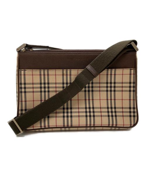 BURBERRY（バーバリー）BURBERRY (バーバリー) ノバチェックショルダーバッグ ベージュの古着・服飾アイテム