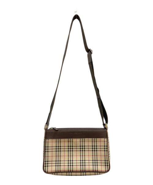 BURBERRY（バーバリー）BURBERRY (バーバリー) ノバチェックショルダーバッグ ベージュの古着・服飾アイテム