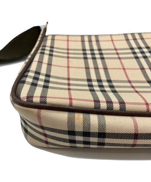 BURBERRY（バーバリー）BURBERRY (バーバリー) ノバチェックショルダーバッグ ベージュの古着・服飾アイテム
