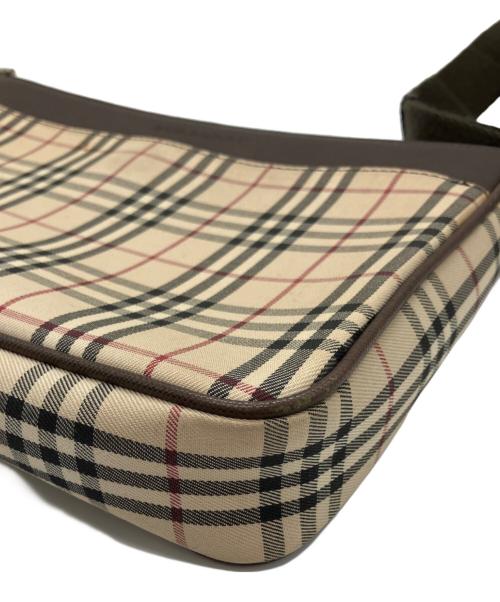 BURBERRY（バーバリー）BURBERRY (バーバリー) ノバチェックショルダーバッグ ベージュの古着・服飾アイテム