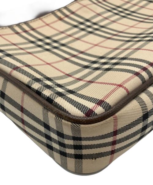 BURBERRY（バーバリー）BURBERRY (バーバリー) ノバチェックショルダーバッグ ベージュの古着・服飾アイテム