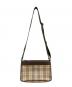BURBERRY (バーバリー) ノバチェックショルダーバッグ ベージュ：12000円