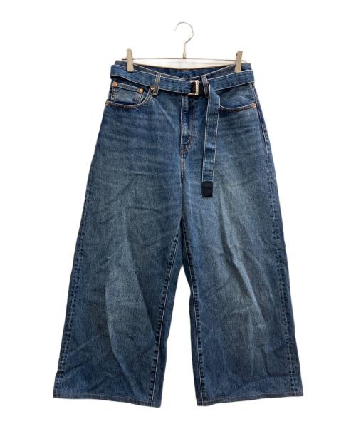 sacai（サカイ）sacai (サカイ) LEVI'S (リーバイス) バギージンズ ブルー サイズ:1の古着・服飾アイテム