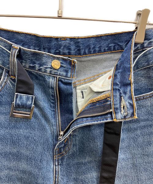 sacai（サカイ）sacai (サカイ) LEVI'S (リーバイス) バギージンズ ブルー サイズ:1の古着・服飾アイテム