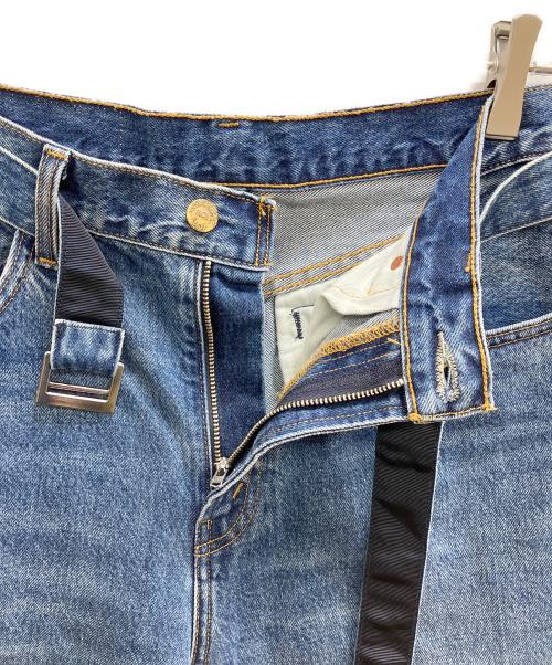 sacai（サカイ）sacai (サカイ) LEVI'S (リーバイス) バギージンズ ブルー サイズ:1の古着・服飾アイテム