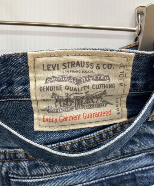 sacai（サカイ）sacai (サカイ) LEVI'S (リーバイス) バギージンズ ブルー サイズ:1の古着・服飾アイテム