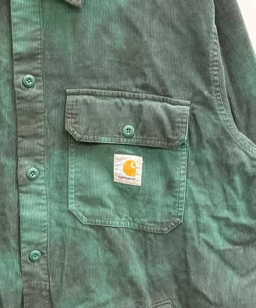 CarHartt（カーハート）CarHartt (カーハート) コーデュロイシャツジャケット グリーン サイズ:XLの古着・服飾アイテム