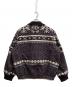 sacai (サカイ) Cowichan Knit Blouson パープル サイズ:2：50000円