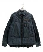 sacaiサカイ）の古着「Gonz Multi Patch Plaid Shirt」｜グリーン