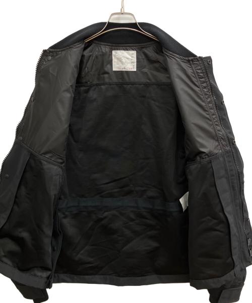 sacai（サカイ）sacai (サカイ) Nylon Twill x Grosgrain Blouson ブラック サイズ:2の古着・服飾アイテム