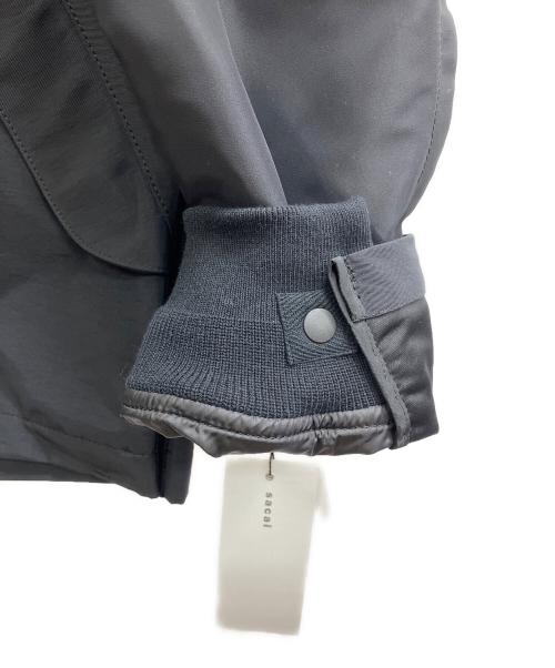 sacai（サカイ）sacai (サカイ) Nylon Twill x Grosgrain Blouson ブラック サイズ:2の古着・服飾アイテム