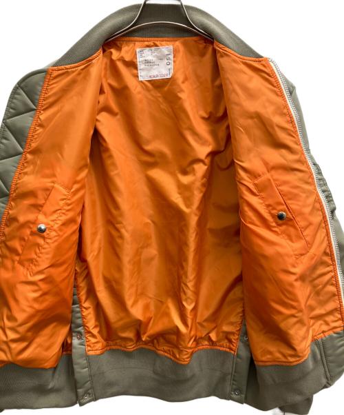 sacai（サカイ）sacai (サカイ) Nylon Twill Blouson カーキ サイズ:2の古着・服飾アイテム