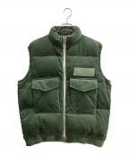 sacaiサカイ）の古着「Corduroy Puffer Vest」｜グリーン