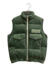 sacai（サカイ）の古着「Corduroy Puffer Vest」｜グリーン