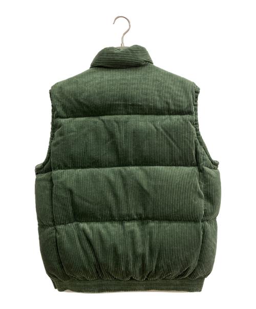 sacai（サカイ）sacai (サカイ) Corduroy Puffer Vest グリーン サイズ:2の古着・服飾アイテム