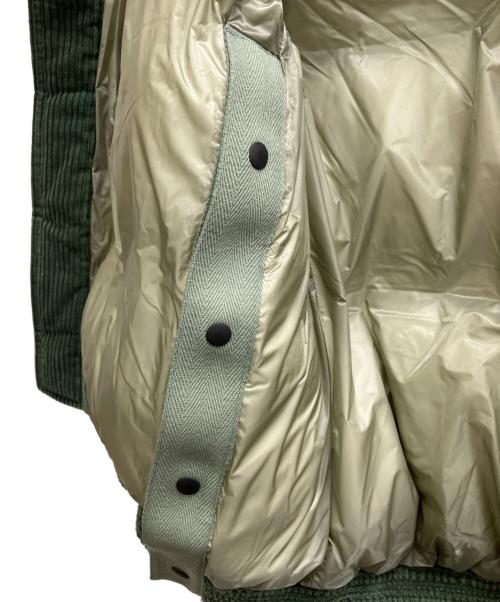 sacai（サカイ）sacai (サカイ) Corduroy Puffer Vest グリーン サイズ:2の古着・服飾アイテム