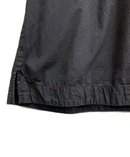 sacai（サカイ）sacai (サカイ) Garment Dye ツートンカラーシャツ ブラック×グレー サイズ:2の古着・服飾アイテム