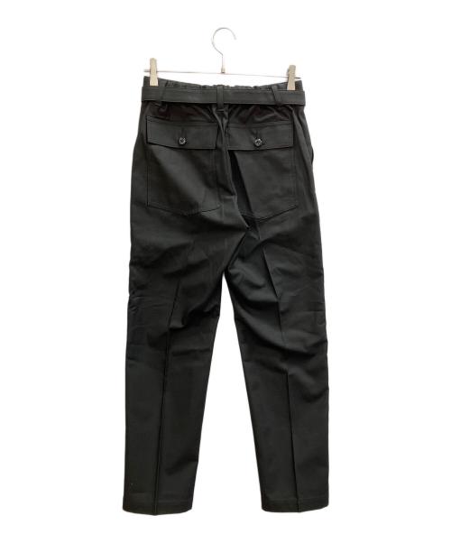 sacai（サカイ）sacai (サカイ) WTAPS (ダブルタップス) Cotton Back Satin Pants ブラックの古着・服飾アイテム
