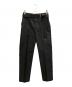 sacai（サカイ）の古着「Cotton Back Satin Pants」｜ブラック