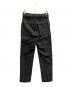 sacai (サカイ) WTAPS (ダブルタップス) Cotton Back Satin Pants ブラック：35000円