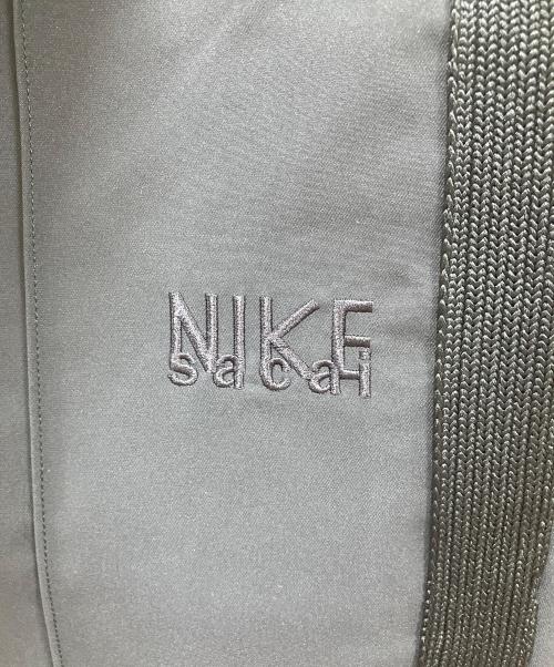 NIKE（ナイキ）NIKE (ナイキ) sacai (サカイ) ロゴ刺繍トラックパンツ ブラック サイズ:Mの古着・服飾アイテム