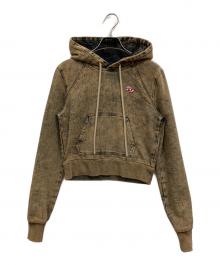 DIESEL（ディーゼル）の古着「オーバーダイプルオーバースウェット」｜ブラウン