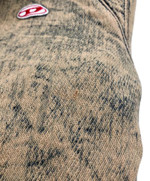 DIESEL（ディーゼル）DIESEL (ディーゼル) オーバーダイプルオーバースウェット ブラウン サイズ:Sの古着・服飾アイテム