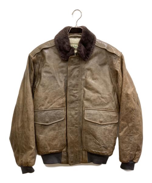 L.L.Bean（エルエルビーン）L.L.Bean (エルエルビーン) 裏ボアＧ-1フライトジャケット ブラウン サイズ:Sの古着・服飾アイテム