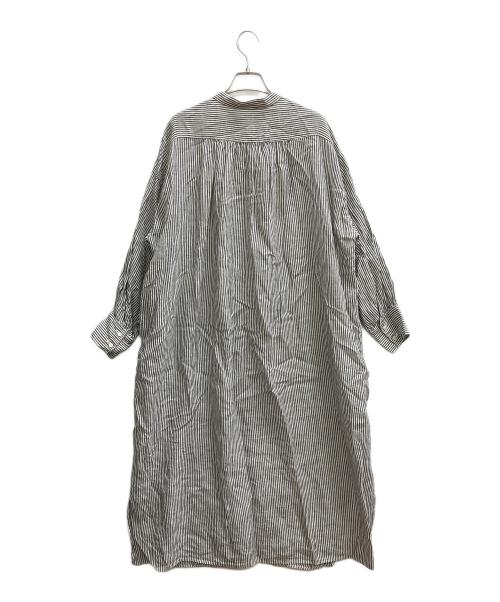 nest Robe（ネストローブ）nest Robe (ネストローブ) リネンワンピース グレー サイズ:Freeの古着・服飾アイテム