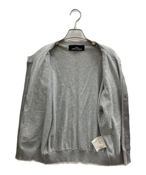 tricot COMME des GARCONS（トリココムデギャルソン）tricot COMME des GARCONS (トリココムデギャルソン) レースプリントカーディガン グレー サイズ:表記なし(実寸サイズをご確認ください)の古着・服飾アイテム