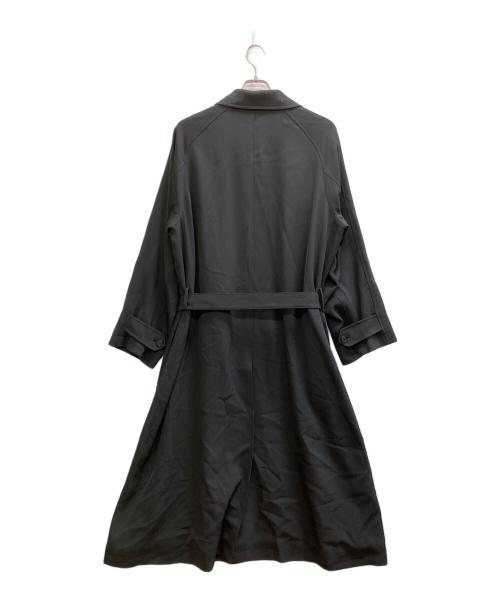 LIDnM（リドム）LIDnM (リドム) T/W KERSEY BALMACAAN COAT ブラック サイズ:Mの古着・服飾アイテム