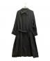 LIDnM（リドム）の古着「T/W KERSEY BALMACAAN COAT」｜ブラック