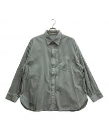FreshService（フレッシュサービス）の古着「ストライプシャツ」｜グリーン