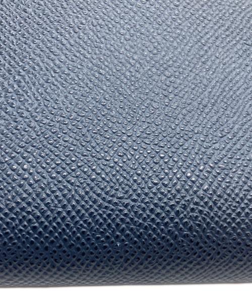 BVLGARI（ブルガリ）BVLGARI (ブルガリ) ラウンドファスナーウォレット ネイビーの古着・服飾アイテム