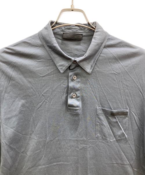 PRADA（プラダ）PRADA (プラダ) ポロシャツ グレー サイズ:XLの古着・服飾アイテム