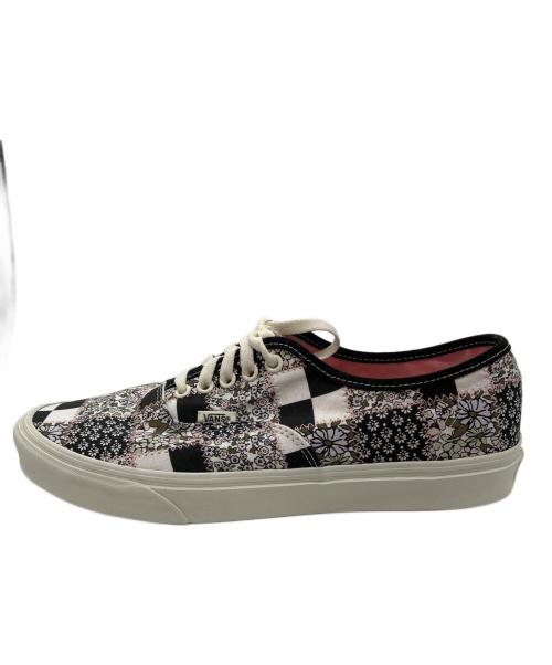 VANS（ヴァンズ）VANS (ヴァンズ) 花柄ローカットスニーカー ブラック×ピンク サイズ:28の古着・服飾アイテム