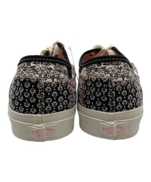VANS（ヴァンズ）VANS (ヴァンズ) 花柄ローカットスニーカー ブラック×ピンク サイズ:28の古着・服飾アイテム