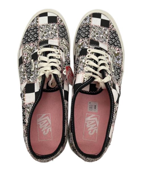 VANS（ヴァンズ）VANS (ヴァンズ) 花柄ローカットスニーカー ブラック×ピンク サイズ:28の古着・服飾アイテム