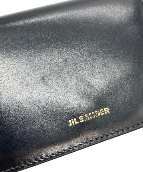 JIL SANDER（ジルサンダー）JIL SANDER (ジルサンダー) 3つ折り財布 ブラックの古着・服飾アイテム