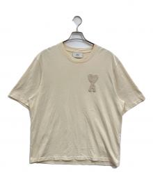 AMI Alexandre Mattiussi（アミアレクサンドルマテュッシ）の古着「ハートロゴTシャツ」｜ベージュ