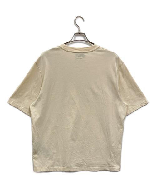 AMI Alexandre Mattiussi（アミアレクサンドルマテュッシ）AMI Alexandre Mattiussi (アミアレクサンドルマテュッシ) ハートロゴTシャツ ベージュ サイズ:Mの古着・服飾アイテム